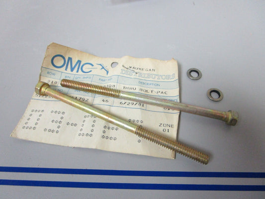*NEW OEM* 0770 OMC Johnson Evinrude Thru Bolt Set 982308 0982308