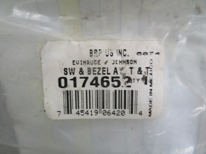 *NEW OEM* 0820 OMC Johnson Evinrude Switch & Bezel Ay 174652 0174652