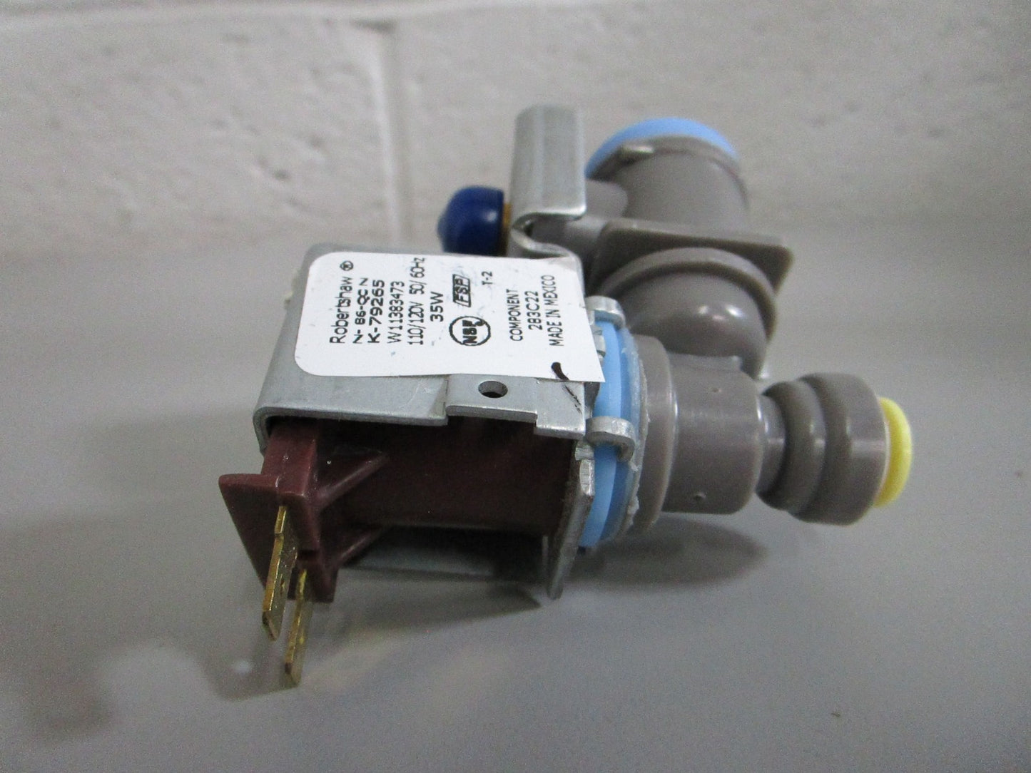 Whirlpool NEW OEM Refrigerator Water Inlet Valve W11766865 NOS Genuine 0820