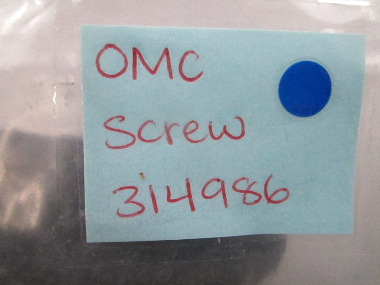 *NEW OEM* (LOT OF 3) 0810 OMC Johnson Evinrude Screw 314986 0314986