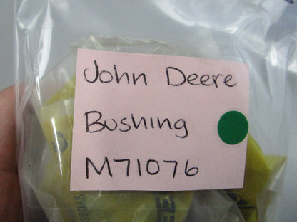 NEW OEM (LOT OF 2) M71076 John Deere Bushing 0810