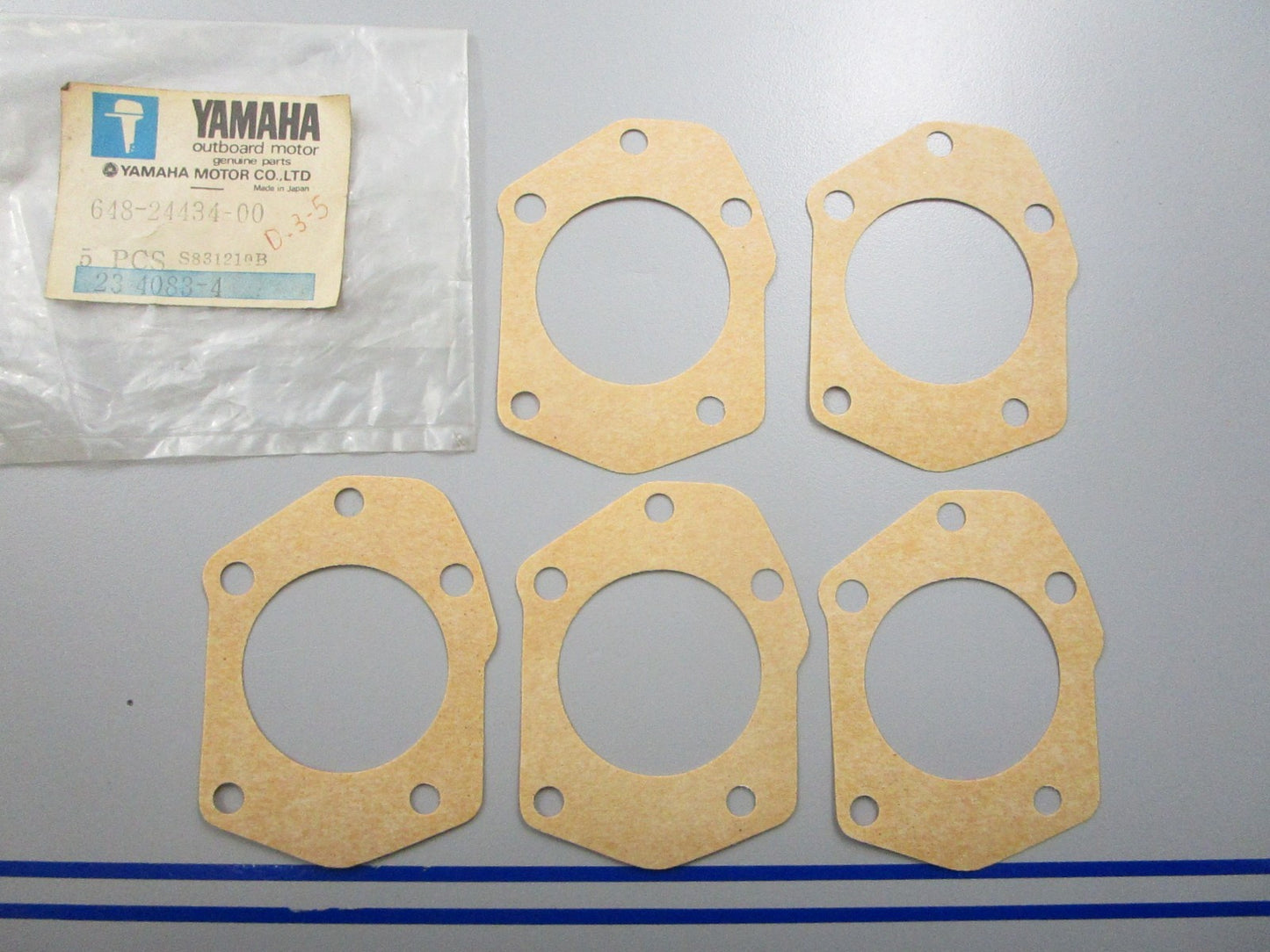 *NEW OEM* (LOT OF 5) 0810 Yamaha Body Gasket 648-24434-00-00