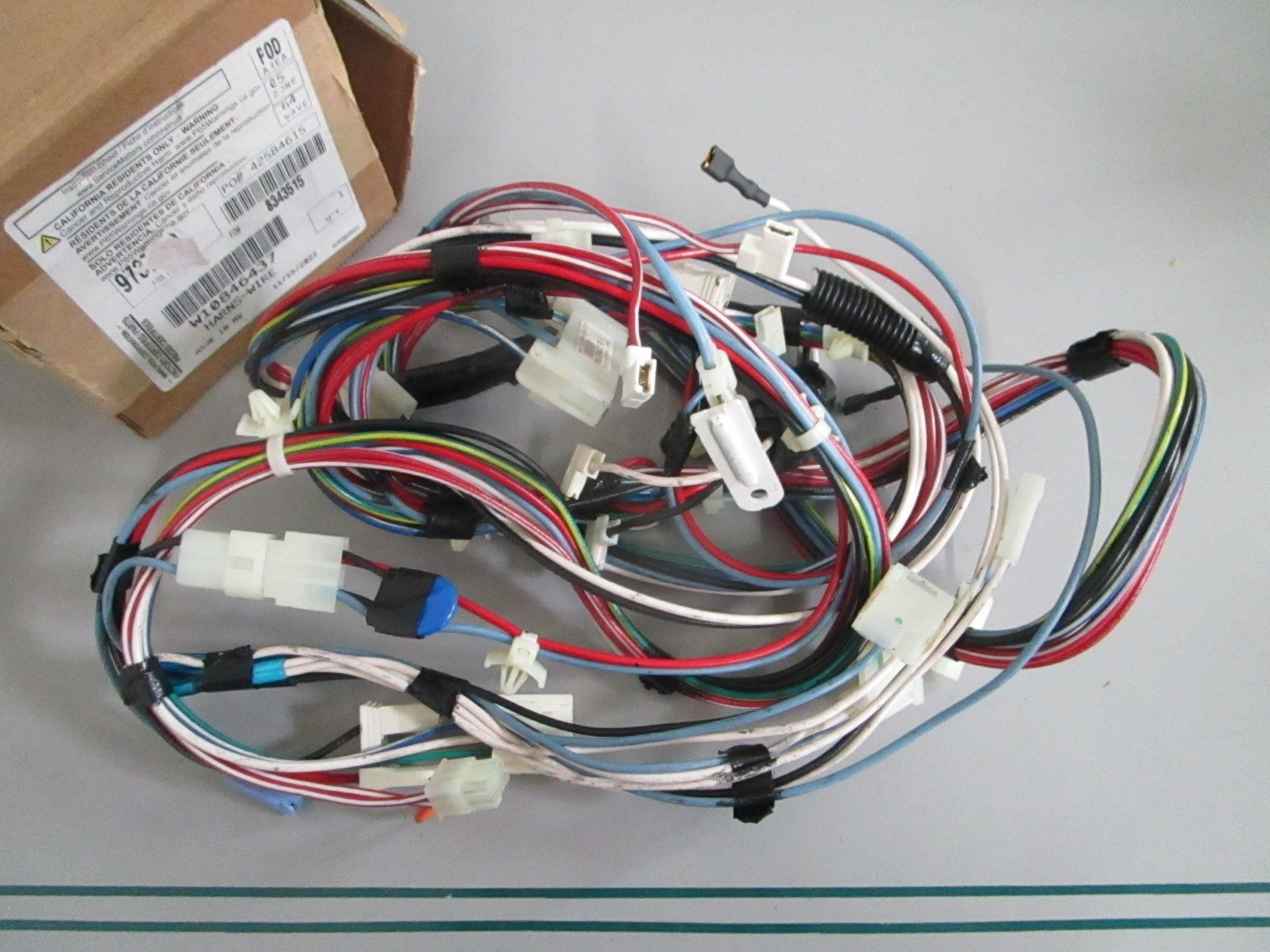 NEW OEM W10846437 Whirlpool Wire Harness 0820