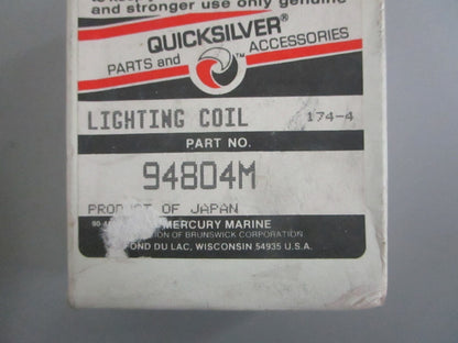 *NEW OEM* 0820 Mercury Quicksilver Lightning Coil 94804M