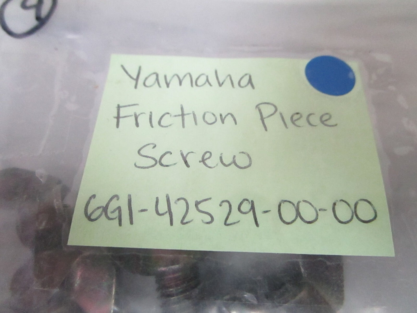 *NEW OEM* 0810 Yamaha Friction Piece Screw 6G1-42529-00-00