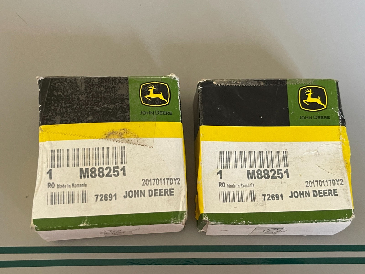 John Deere M88251 NEW OEM Spindle Ball Bearing 25x52x15mm (LOT OF 2) 0720