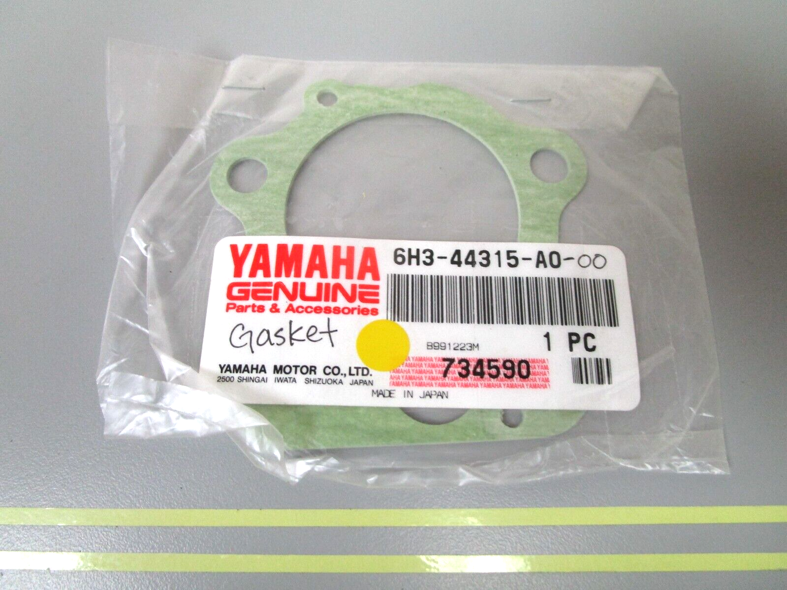 *NEW OEM* 0750 Yamaha GASKET 6H3-44315-A0-00