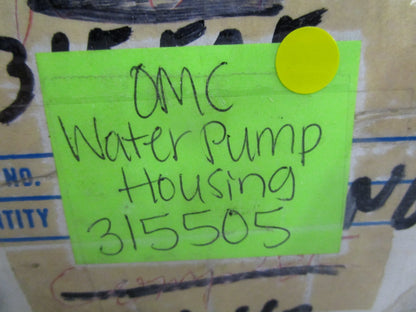 *NEW OEM* 0820 OMC Johnson Evinrude Water Pump Housing 315505 0315505