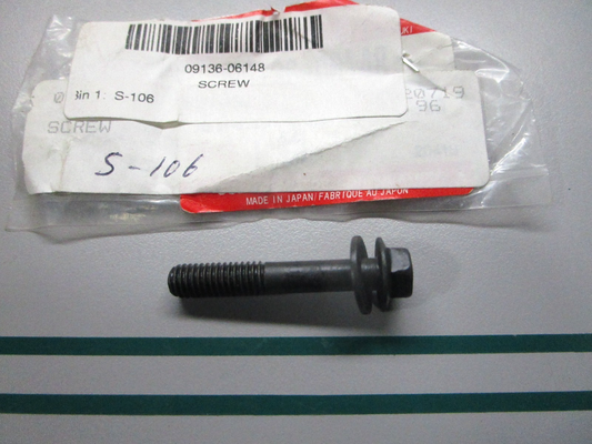 NEW OEM 09136-06148 Suzuki Screw 0810
