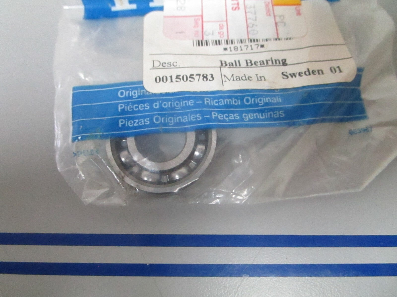 *NEW OEM* 0810 Volvo Penta Ball Bearing 181717