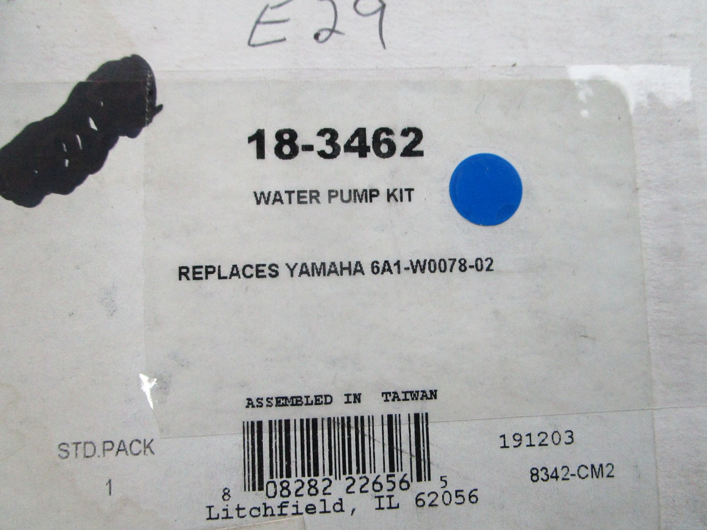 *NEW* 0810 Sierra Water Pump Kit 18-3462 Replaces: Yamaha: 6A1-W0078-02