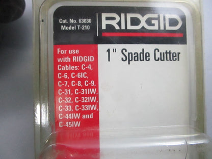 NEW OEM 63030 RIDGID 1" Spade Cutter 0810