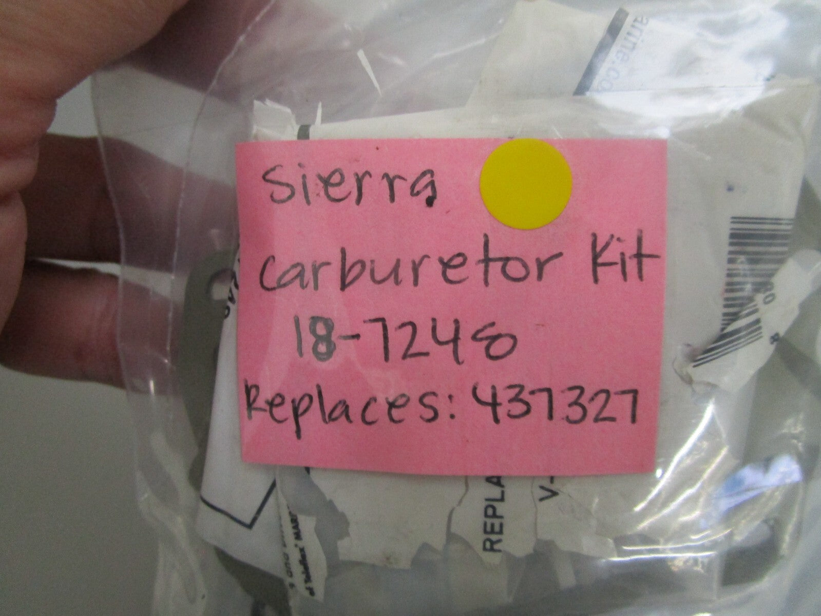*NEW* 0810 Sierra Carburetor Kit 18-7248 Replaces: 437327