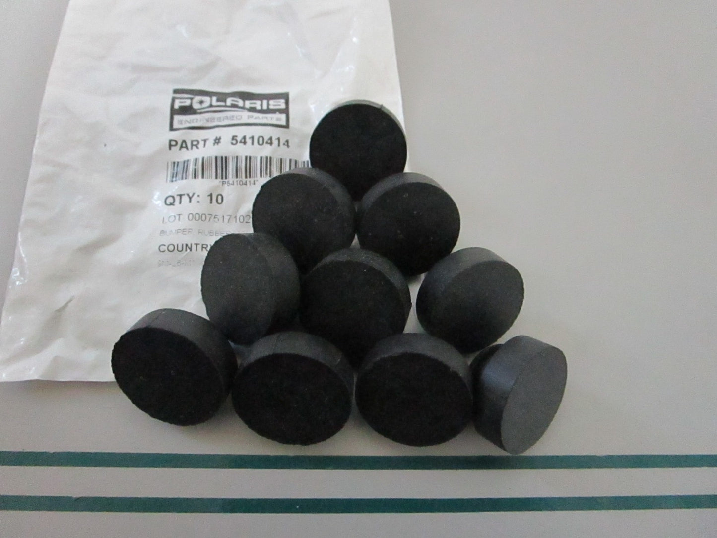 NEW OEM (LOT OF 10) 5410414 Polaris Rubber Bumper 0810