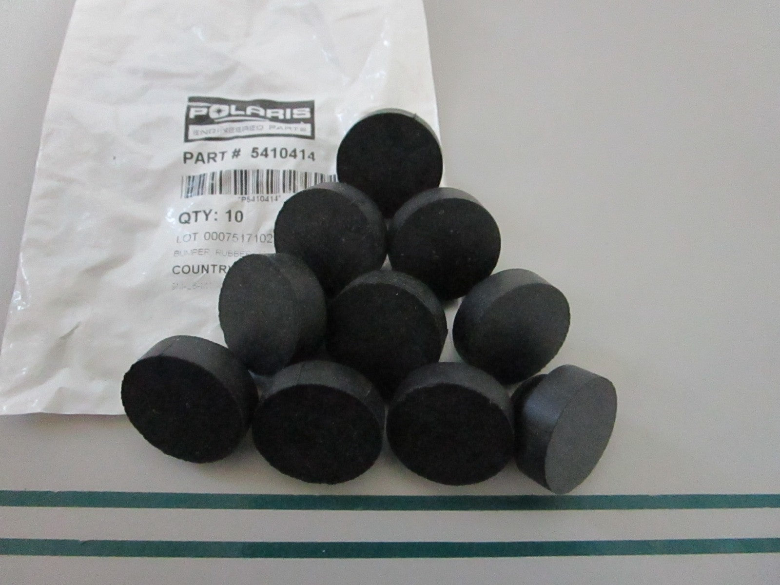 NEW OEM (LOT OF 10) 5410414 Polaris Rubber Bumper 0810
