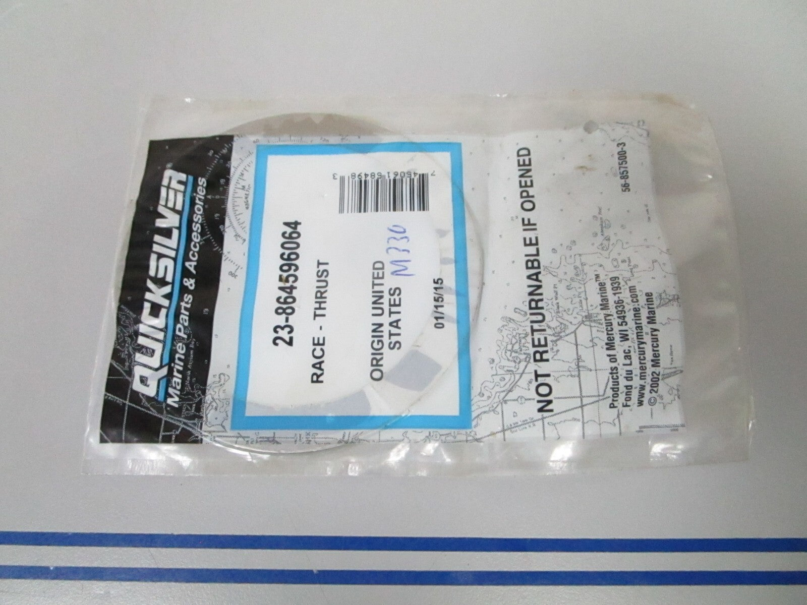 *NEW OEM* 0810 Mercury Quicksilver Thrust Plate 23-864596064
