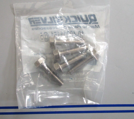 *NEW OEM* (LOT OF 5) 0720 Mercury Quicksilver Screw 10-40011151