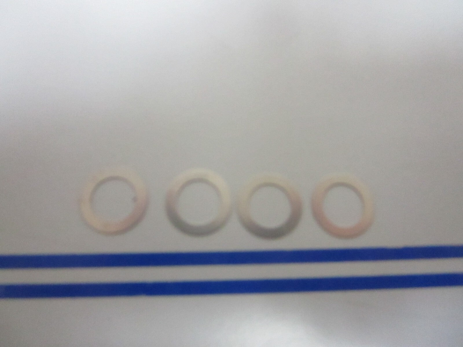 *NEW OEM* (LOT OF 4) 0810 Volvo Penta Adjusting Washer 897871