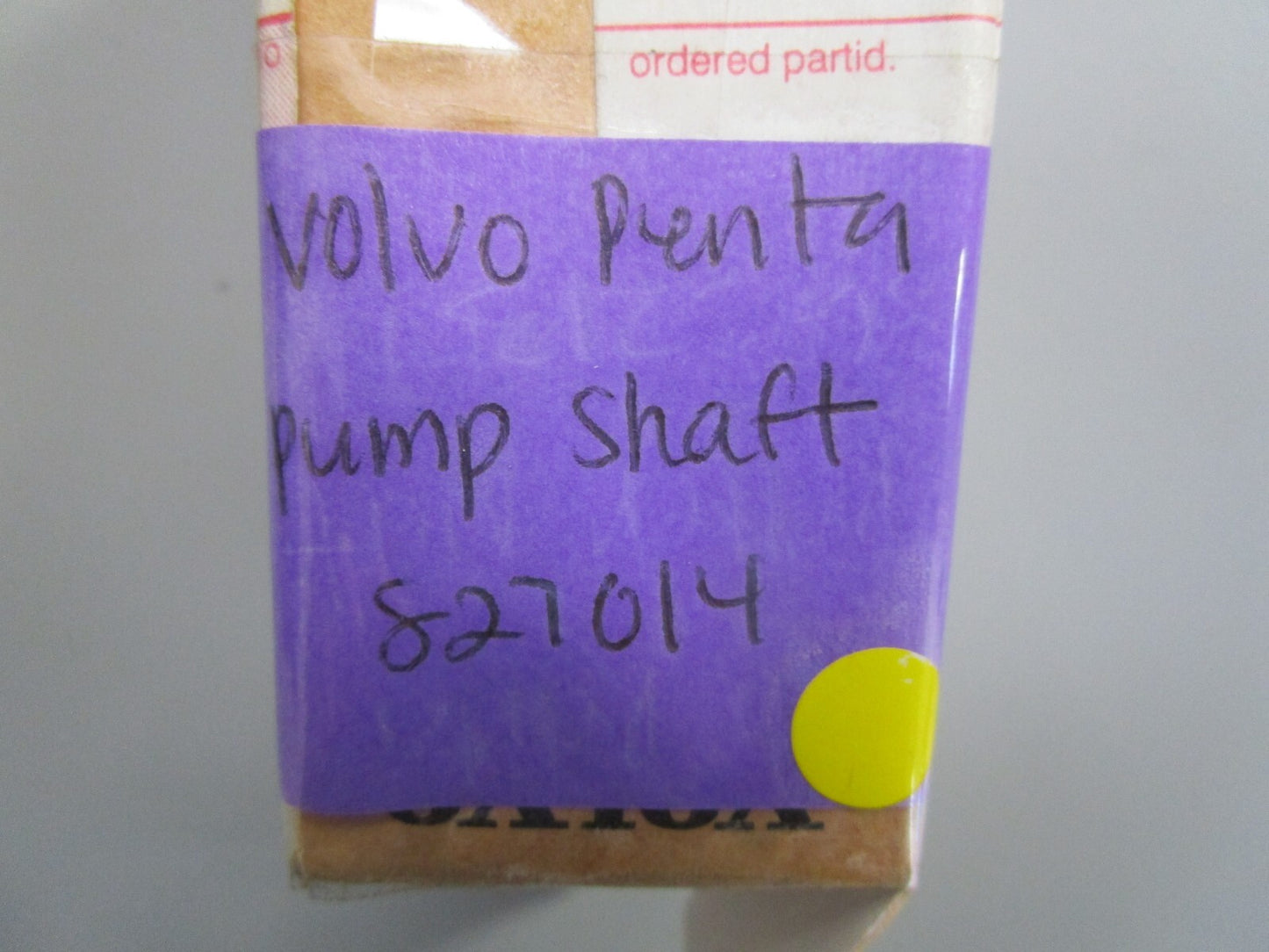 *NEW OEM* 0810 Volvo Penta Pump Shaft 827014