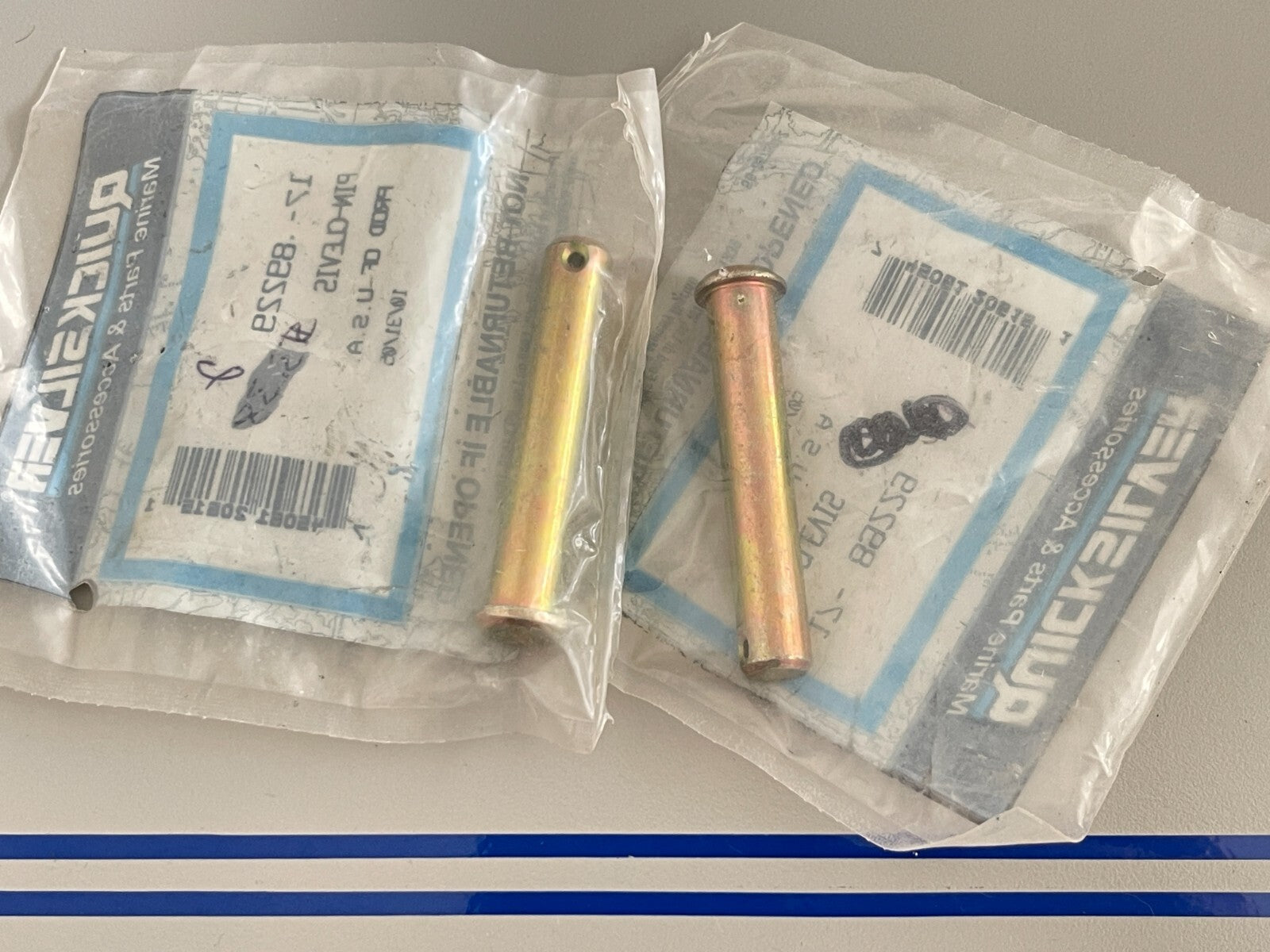 *NEW OEM* (LOT OF 2) 0810 Mercury Quicksilver Clevis Pin 17-89229