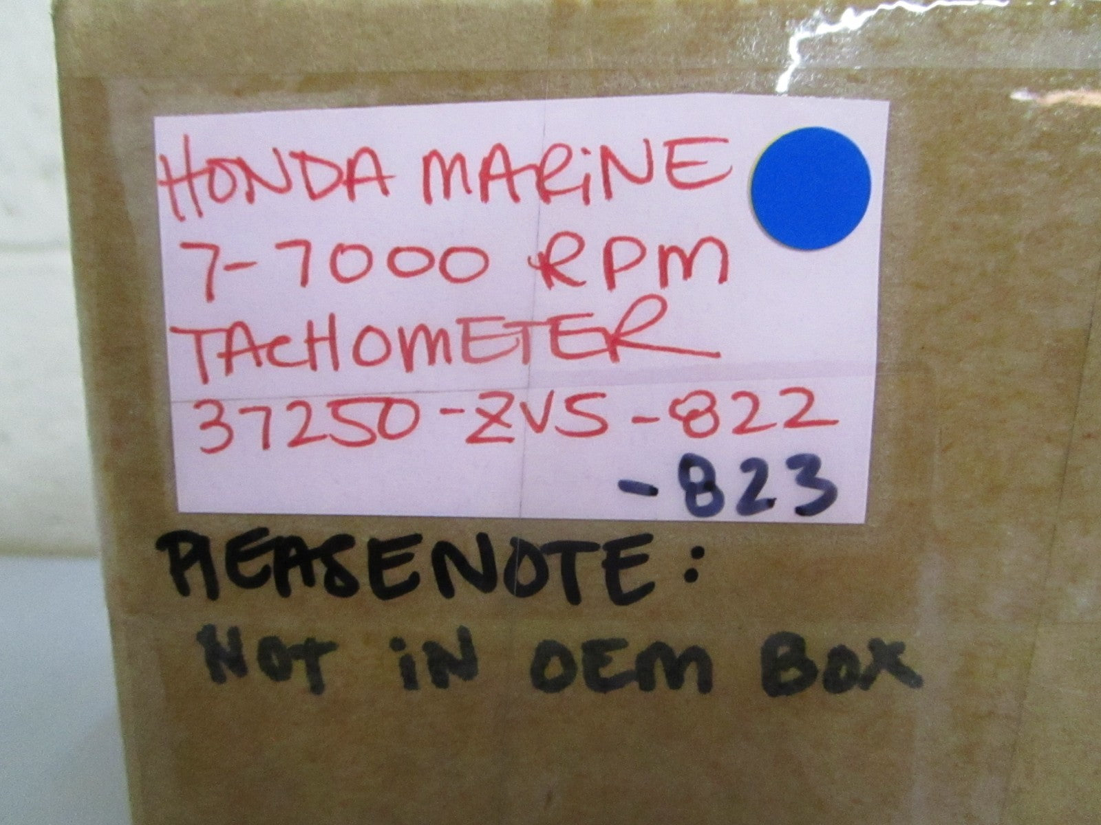 *NEW OEM* 0820 Honda Marine 7-7000 RPM Tachometer 37250-ZV5-822 37250-ZV5-823