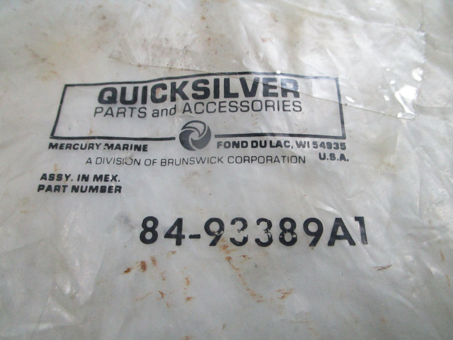 NEW OEM Mercury Quicksilver 84-93389A1 Wire Assembly 0810