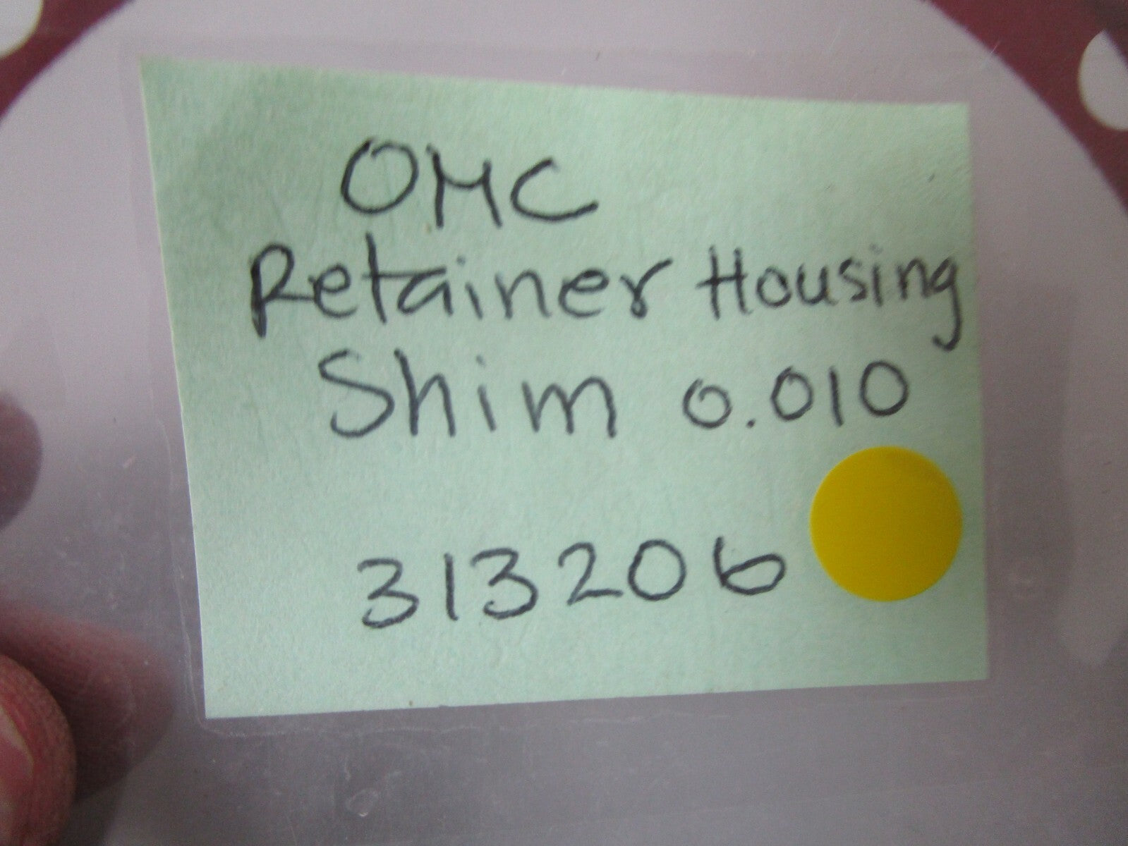 *NEW OEM* (LOT OF 2) 0810 OMC Johnson Evinrude Housing Shim 0.010 313206 0313206