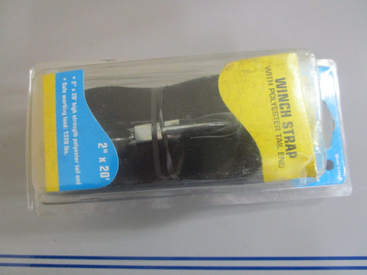 *NEW* 0810 Seachoice 2x20" Winch Strap w/ Polyester Tail End 51251