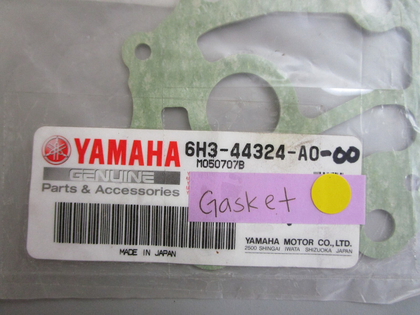 *NEW OEM* 0810 Yamaha Gasket 6H3-44324-A0-00