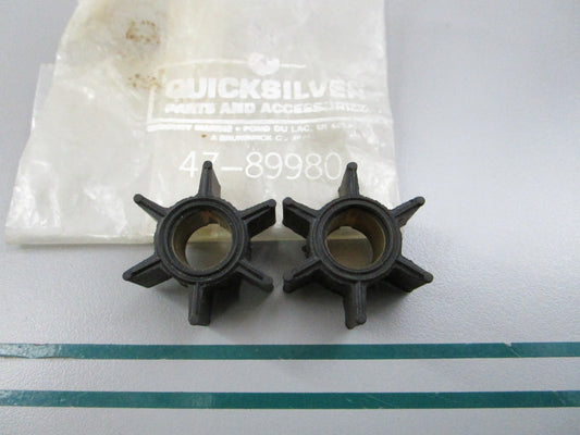 NEW OEM (LOT OF 2) 47-89980 Mercury Quicksilver Impeller 0810