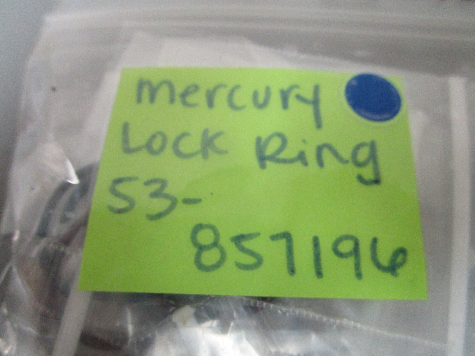 NEW OEM (LOT OF 8) 53-857196 Mercury Quicksilver Lock Ring 0810