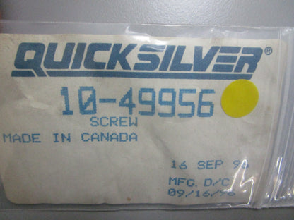 *NEW OEM* 0810 Mercury Quicksilver Screw 10-49956