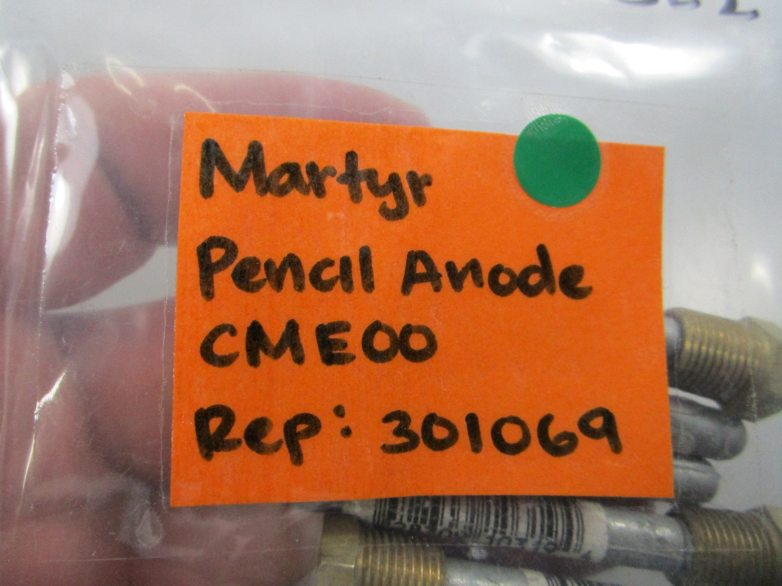 NEW (LOT OF 2) CME00 Replaces: 301069 Martyr Pencil Anode 0810