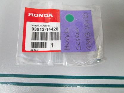 NEW OEM 93913-14420 Honda Screw 0810