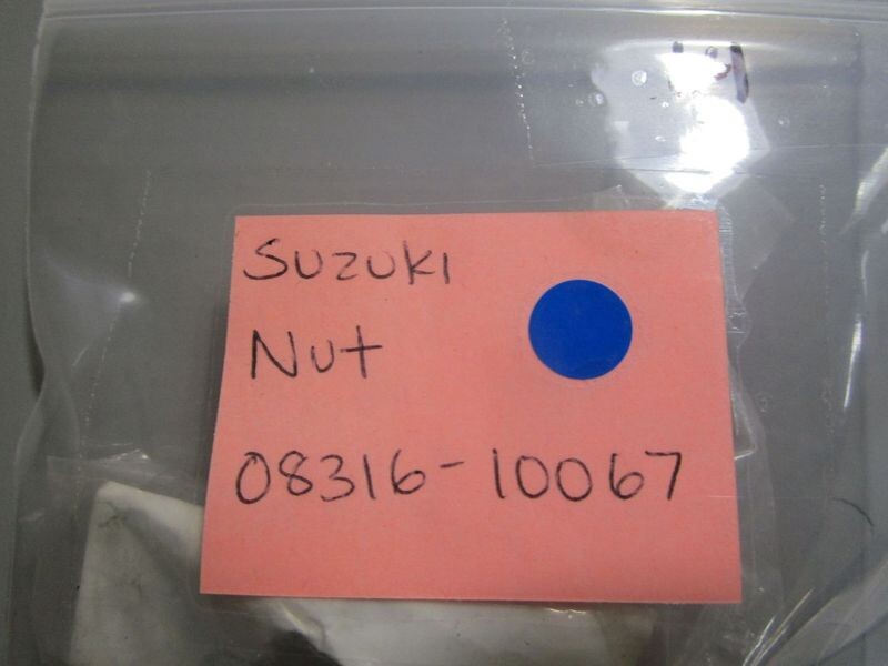 *NEW OEM* (LOT OF 4) 0770 Suzuki Nut 08316-10067