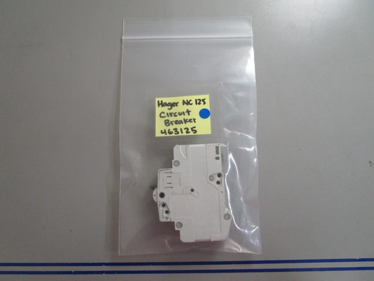 *NEW* 0810 Hager NC125 Circuit Breaker 463125