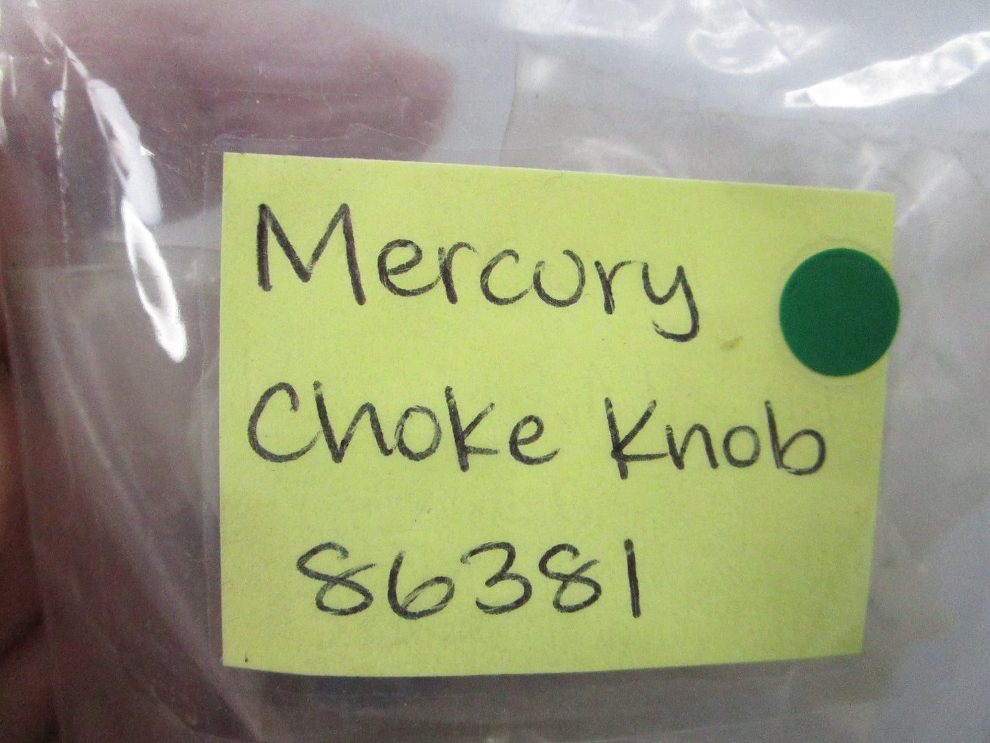 NEW OEM 86381 Mercury Quicksilver Choke Knob 0810
