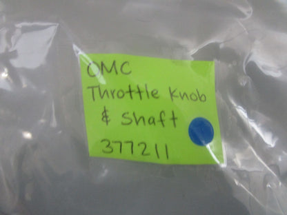 *NEW OEM* 0770 OMC Johnson Evinrude Throttle Knob & Shaft 377211 0377211