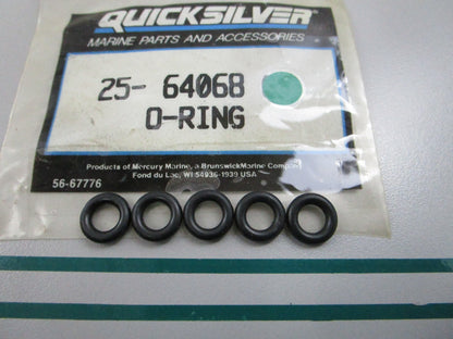NEW OEM (LOT OF 5) 25-64068 Mercury Quicksilver O-Ring 0810
