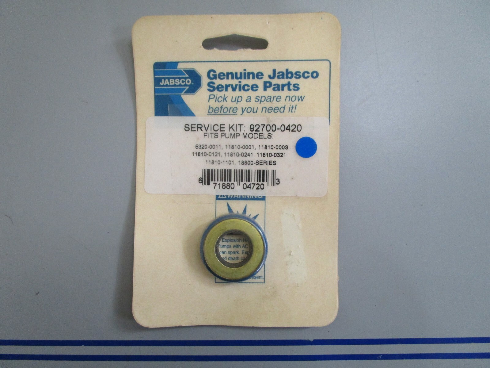 *NEW OEM* 0820 Jabsco Service Kit 92700-0420