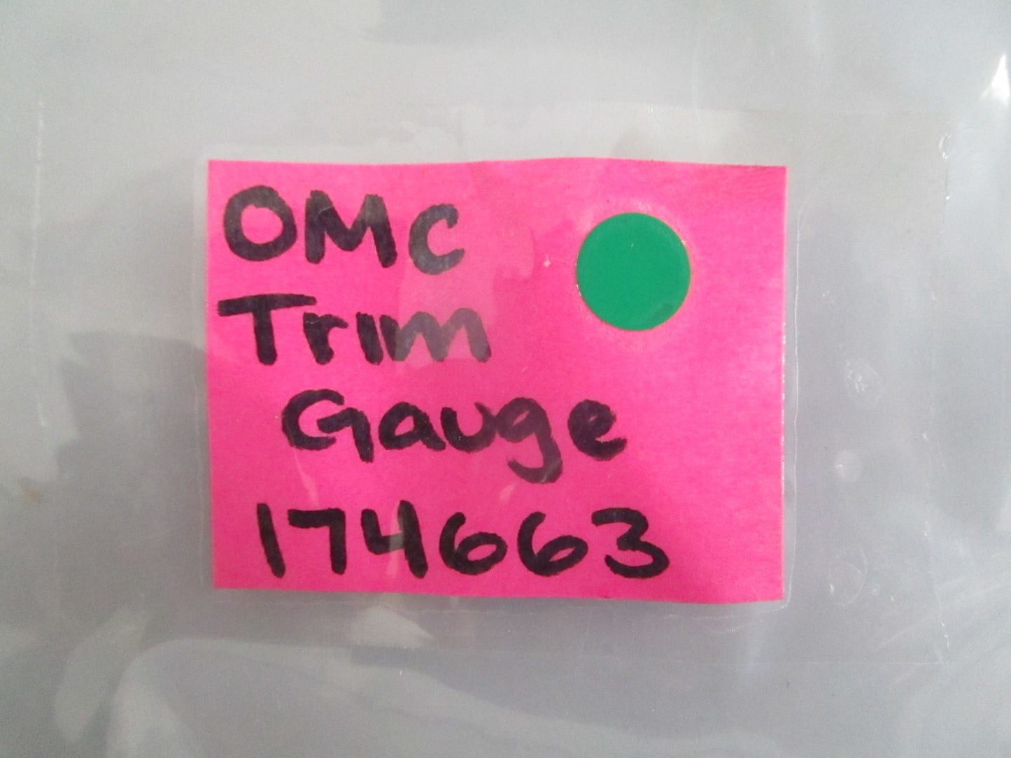 NEW OEM 174663 0174663 OMC Johnson Evinrude Trim Gauge 0820