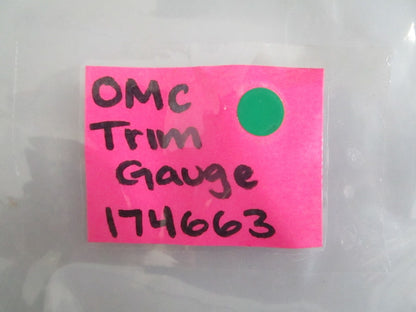 NEW OEM 174663 0174663 OMC Johnson Evinrude Trim Gauge 0820