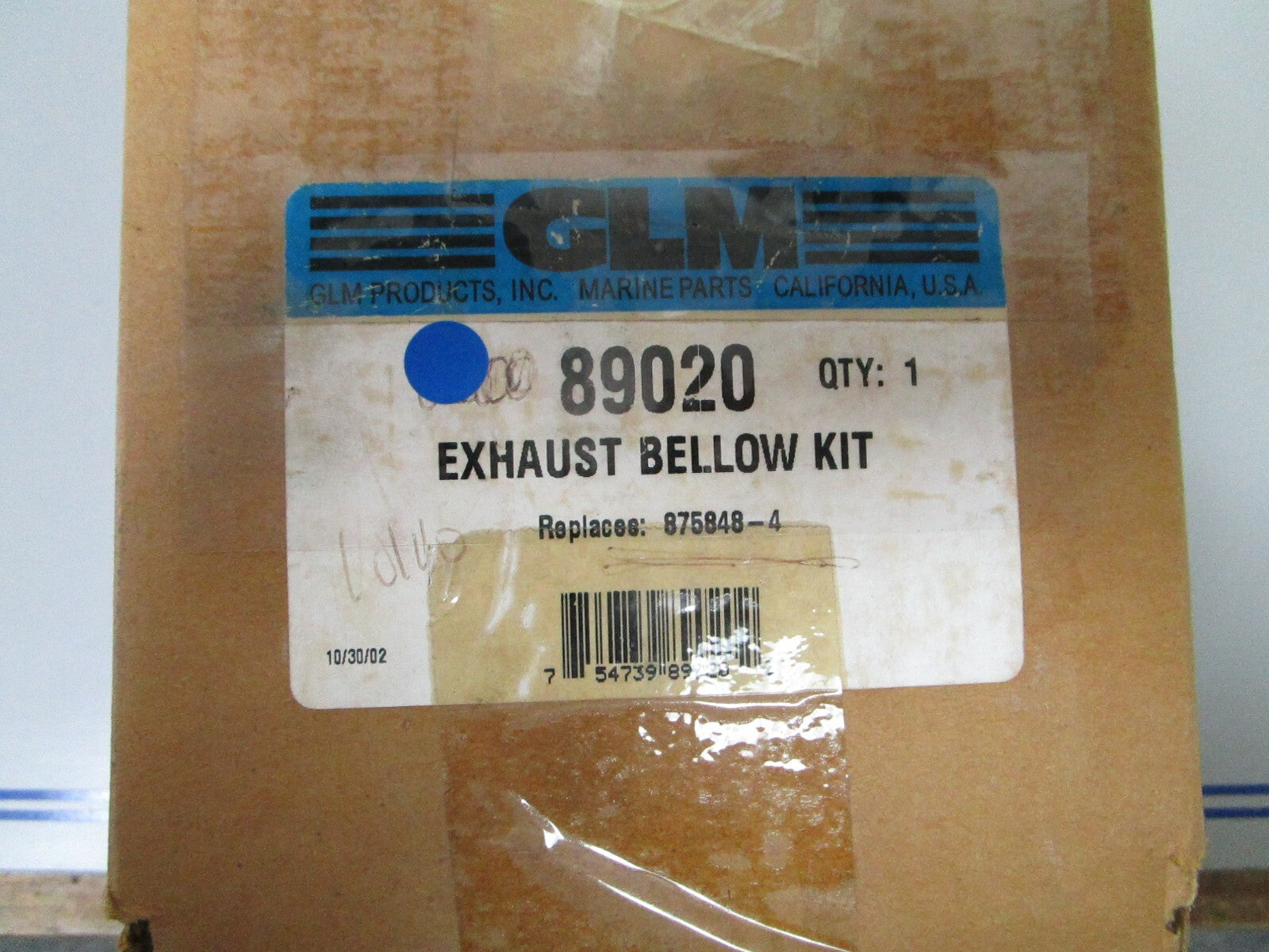 *NEW* 0720 GLM Exhaust Below Kit 89020 Replaces: Volvo 875848