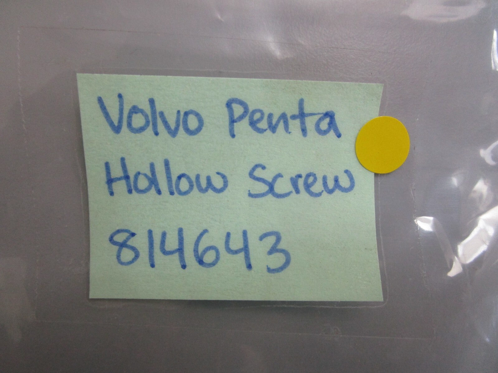 *NEW OEM* 0810 Volvo Penta Hollow Screw 814643
