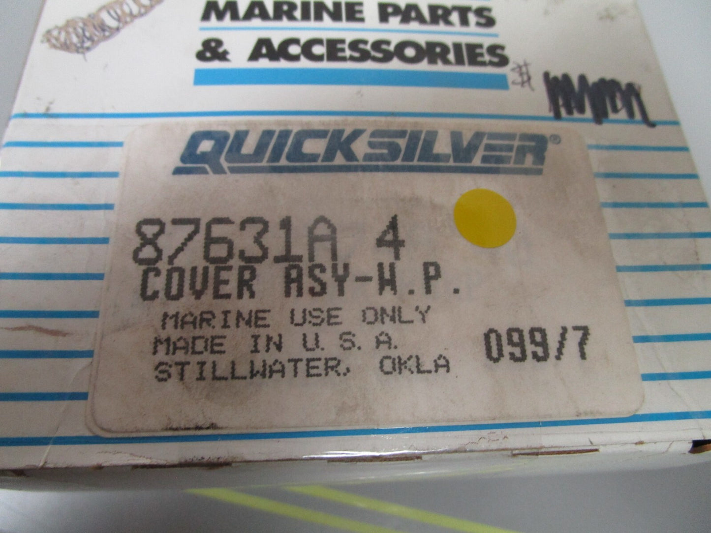 *NEW OEM* 0810 Mercury Quicksilver Water Pump Cover Assembly 87631A4