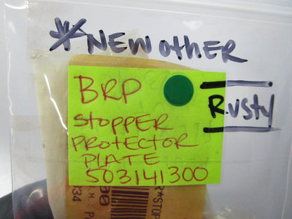 NEW OEM (LOT OF 6) 503141300 BRP Stopper Protector Plate *Rusty* 0810