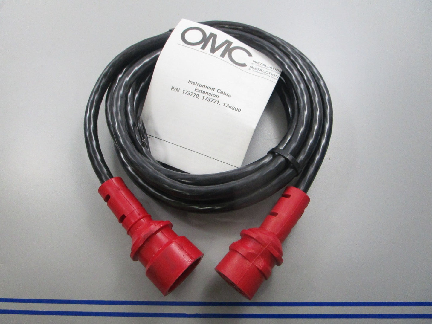 *NEW OEM* 0810 OMC Johnson Evinrude 10' Instrument Cable Ext. 173771 0173771