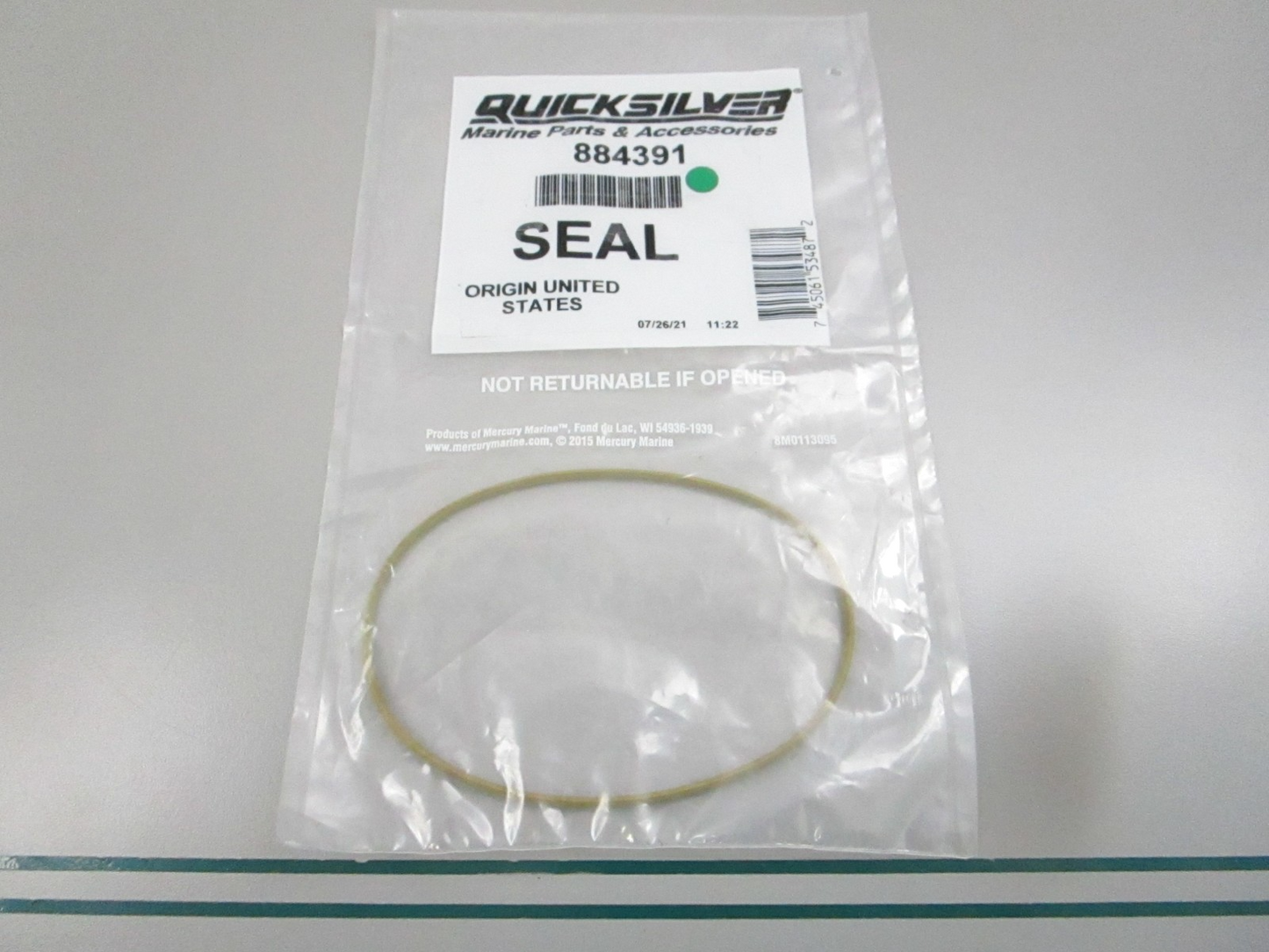 NEW OEM 884391 Mercury Quicksilver Seal 0810