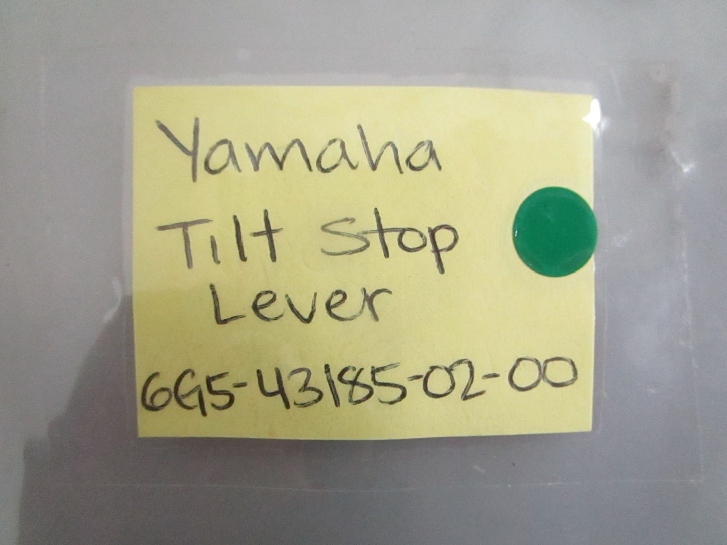 NEW OEM 6G5-43185-02-00 Yamaha Tilt Stop Lever 0820