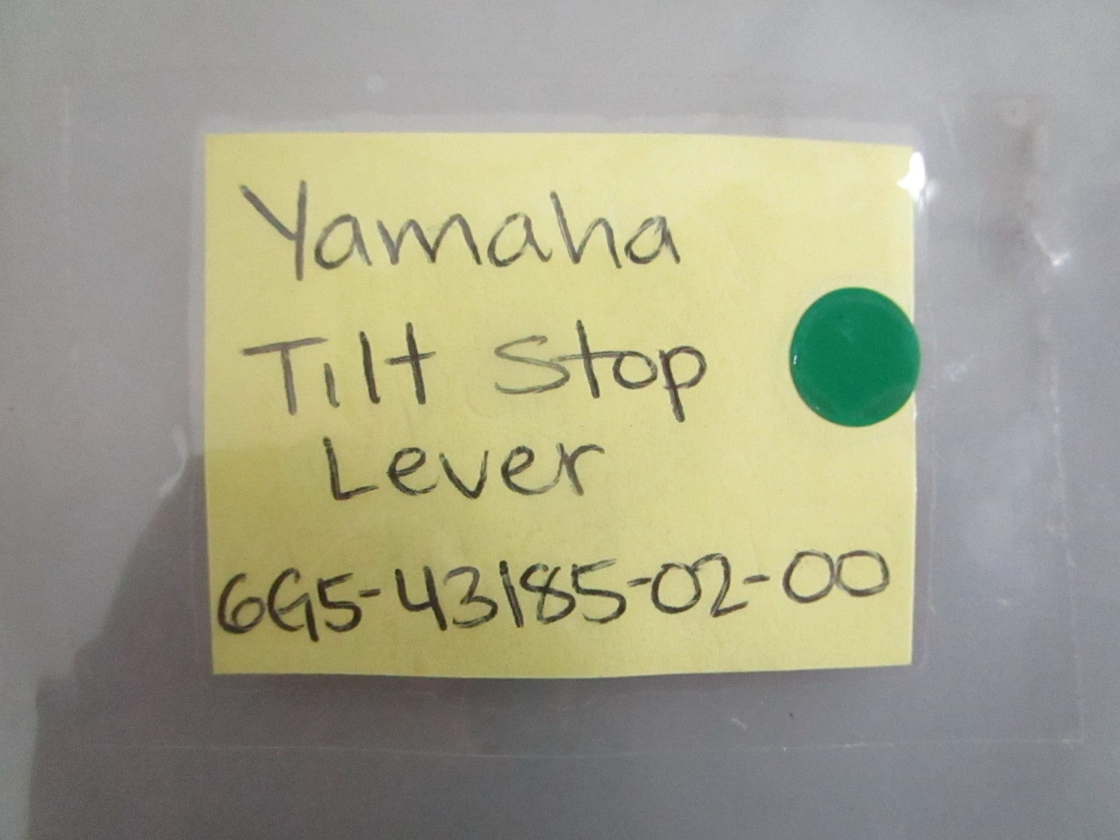 NEW OEM 6G5-43185-02-00 Yamaha Tilt Stop Lever 0820